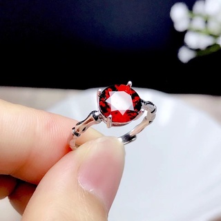 Nhẫn Hở Đính Đá Ruby Độc Đáo Thời Trang Cho Nữ