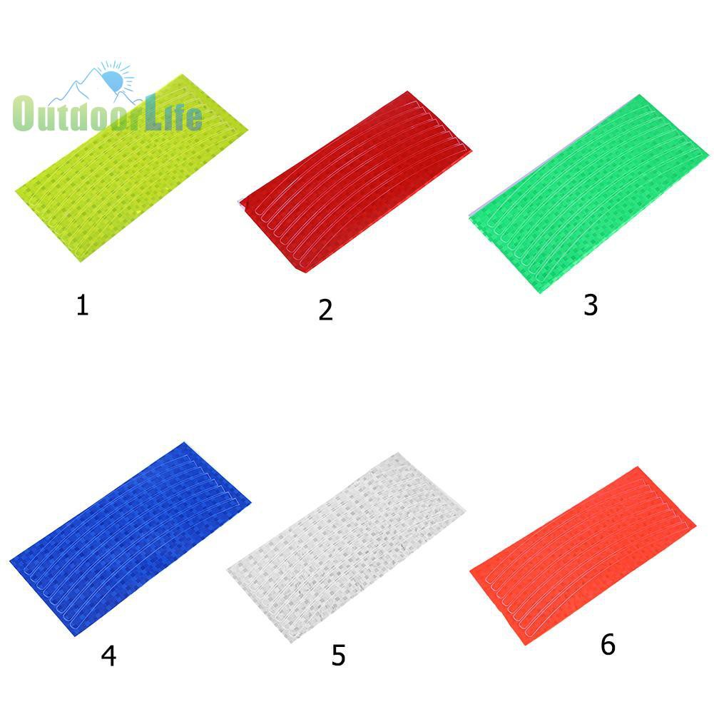 Miếng dán phản quang trang trí bánh xe đạp / xe máy | BigBuy360 - bigbuy360.vn