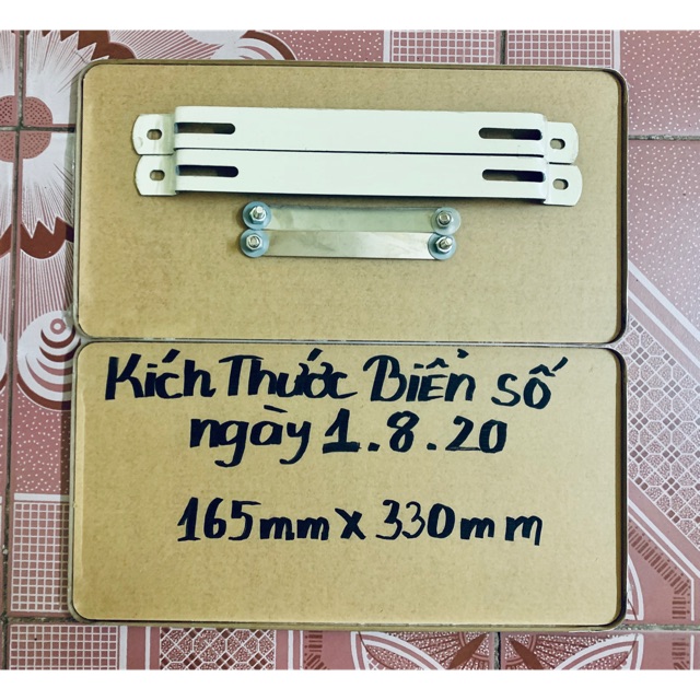 Khung biển số ô tô inox kích thước ngày 1/8/2020