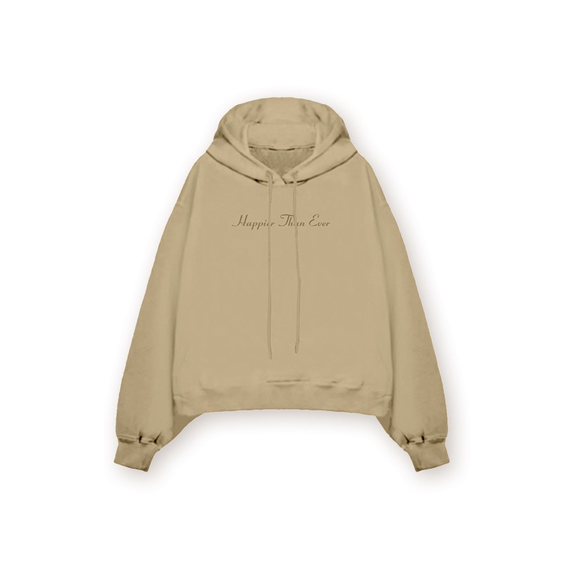 Áo hoodie Dáng Rộng Màu Be Phong Cách Đường Phố Thời Trang Mùa Thu billie eilish Hàng Mới Dành Cho Bạn Nữ
