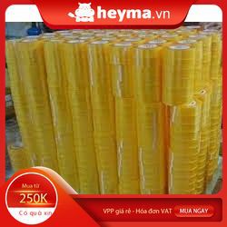 1 lốc băng dính văn phòng,băng dính trong 2cm/1,2cm ٩۶