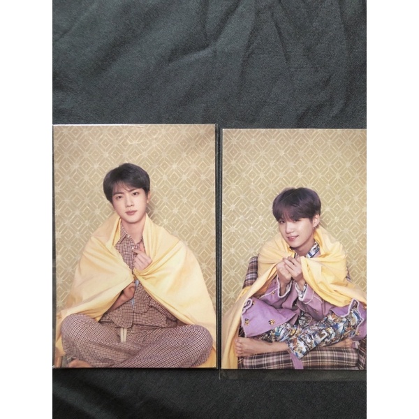 photocard JIN BTS và SUGA BTS trong album MAP OF THE SOUL PERSONA/MOTS