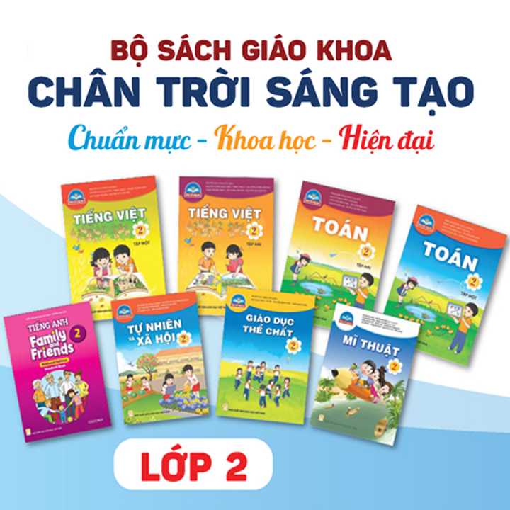 Sách - Combo Toán lớp 2 tập 1 SGK+SBT (Chân trời sáng tạo)