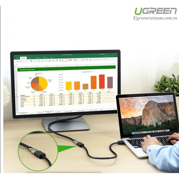 Dây HDMI nối dài  hỗ trợ 4K 2K chính hãng Ugreen HD107