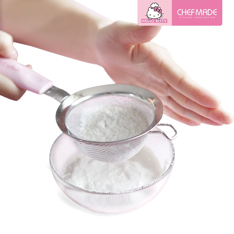 Rây bột làm bánh CHEF MADE 7/ 10/ 14cm bằng thép không gỉ 304