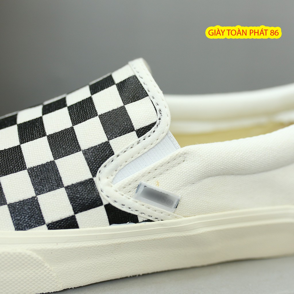 [Mã FAGREEN245 giảm 10% tối đa 30k đơn từ 99k] [ Bảo Hành 12 Tháng] Giày Thể Thao nam nữ Style 36 Đen- Caro | BigBuy360 - bigbuy360.vn