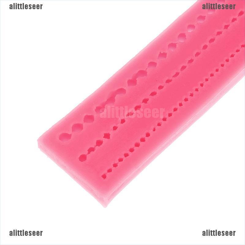 (seer) Khuôn Silicone Làm Bánh Hình Chuỗi Ngọc Trai