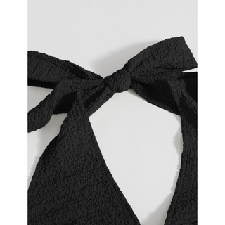 [ODER SHEIN] Áo Croptop Dây Buộc Cổ