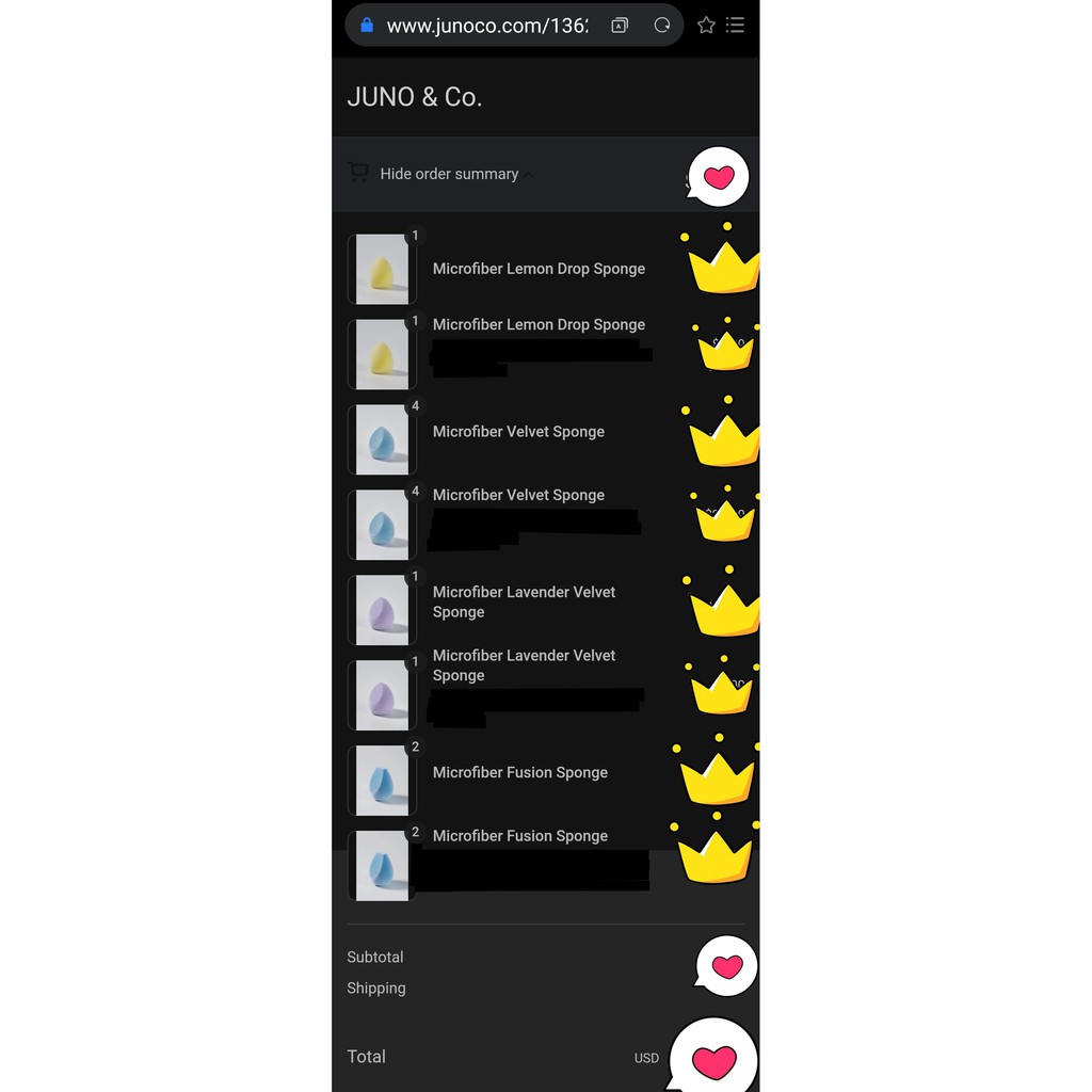 Bông mút trang điểm Juno&Co Microfiber Vetvet Sponge / Cloud Makeup Sponge Juno Co