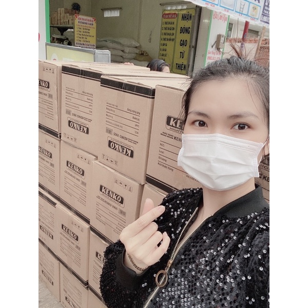 [xuất hoá đơn đỏ] 1 hộp 10 cái khẩu trang N95 5lớp kháng khuẩn KENKO
