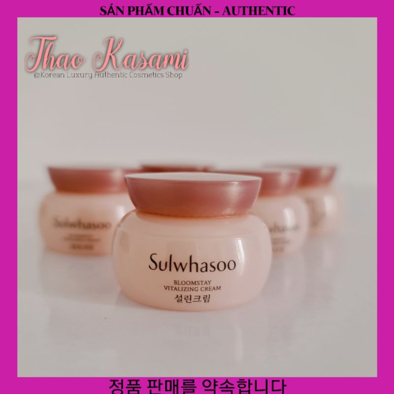 Sulwhasoo kem dưỡng hoa mơ Sulwhasoo 5ml bloomstay vitalizinf cream
