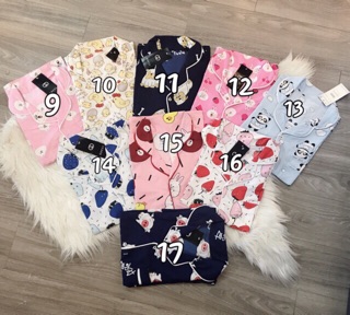 Bộ Pijama Kate Cộc Cộc (Ảnh Thật+ Clip)
