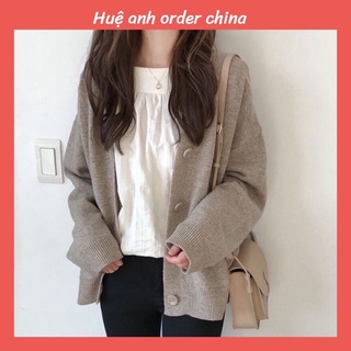 Áo len cadigan lông thỏ