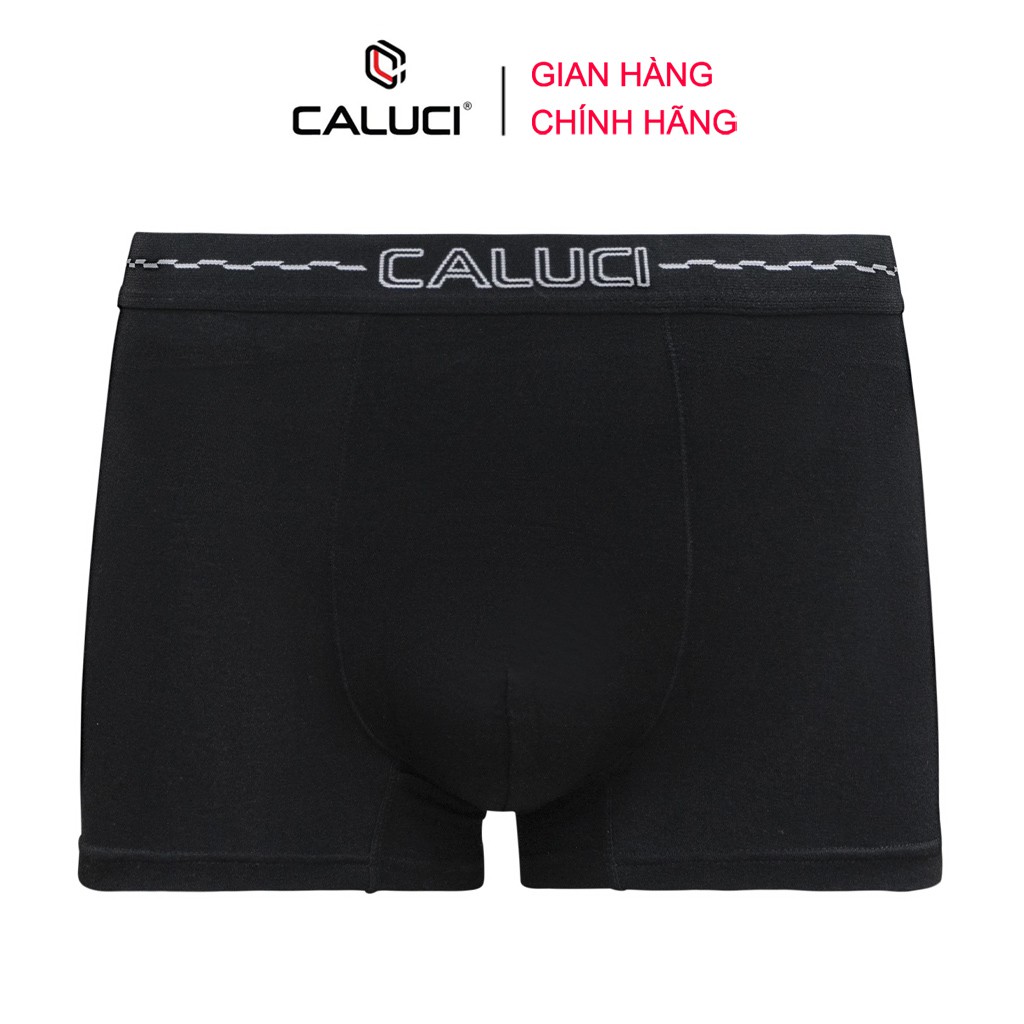 Quần lót nam sợi tre Boxer CALUCI CBX06, sịp nam cao cấp vải Bamboo kháng khuẩn, an toàn