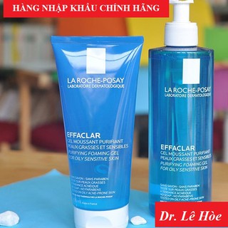 SỮA RỬA MẶT LAROCHEPOSAY EFFACLAR GEL MOUSSANT PURIFIANT - DÀNH CHO DA DẦU NHẠY CẢM, DA MỤN , GIẢM MỤN