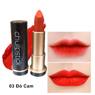 Son Lì Chu Lipstick Dạng Thỏi - Đỏ Cam