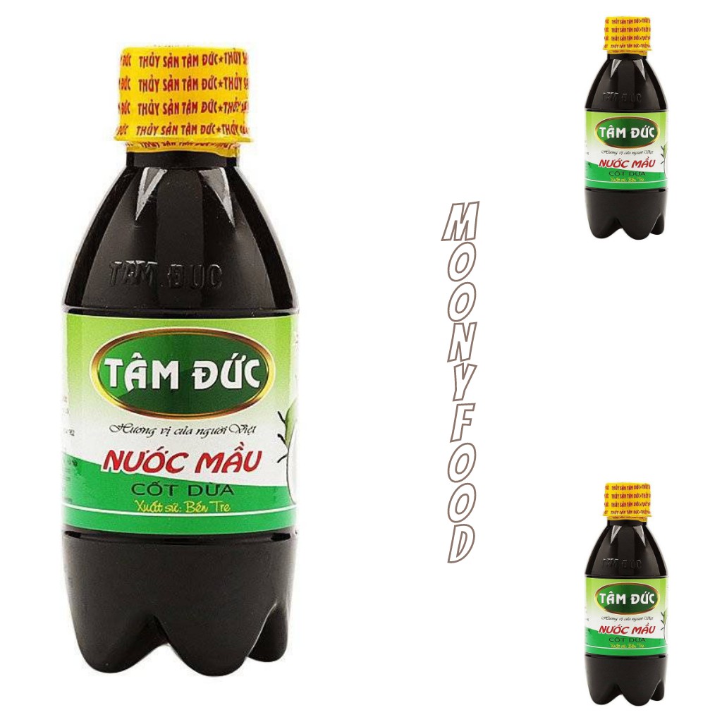 Nước Màu Cốt Dừa Tâm Đức, Nước Hàng Kho Thịt Cá Chai Trọng Lượng 300GR