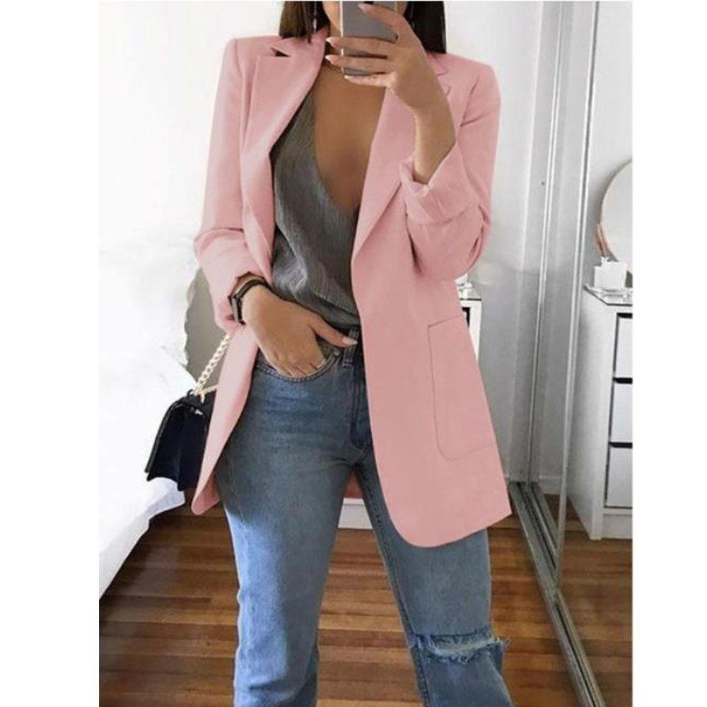 Áo Khoác Blazer Màu Sắc Thanh Lịch Có Size Lớn 6-22 Dành Cho Nữ