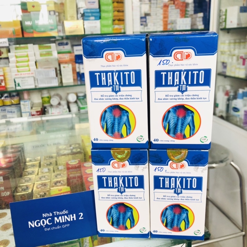 ✅ [Chính Hãng] Thakito hỗ trợ các triệu chứng đau nhức xương khớp, đau thần kinh toạ.