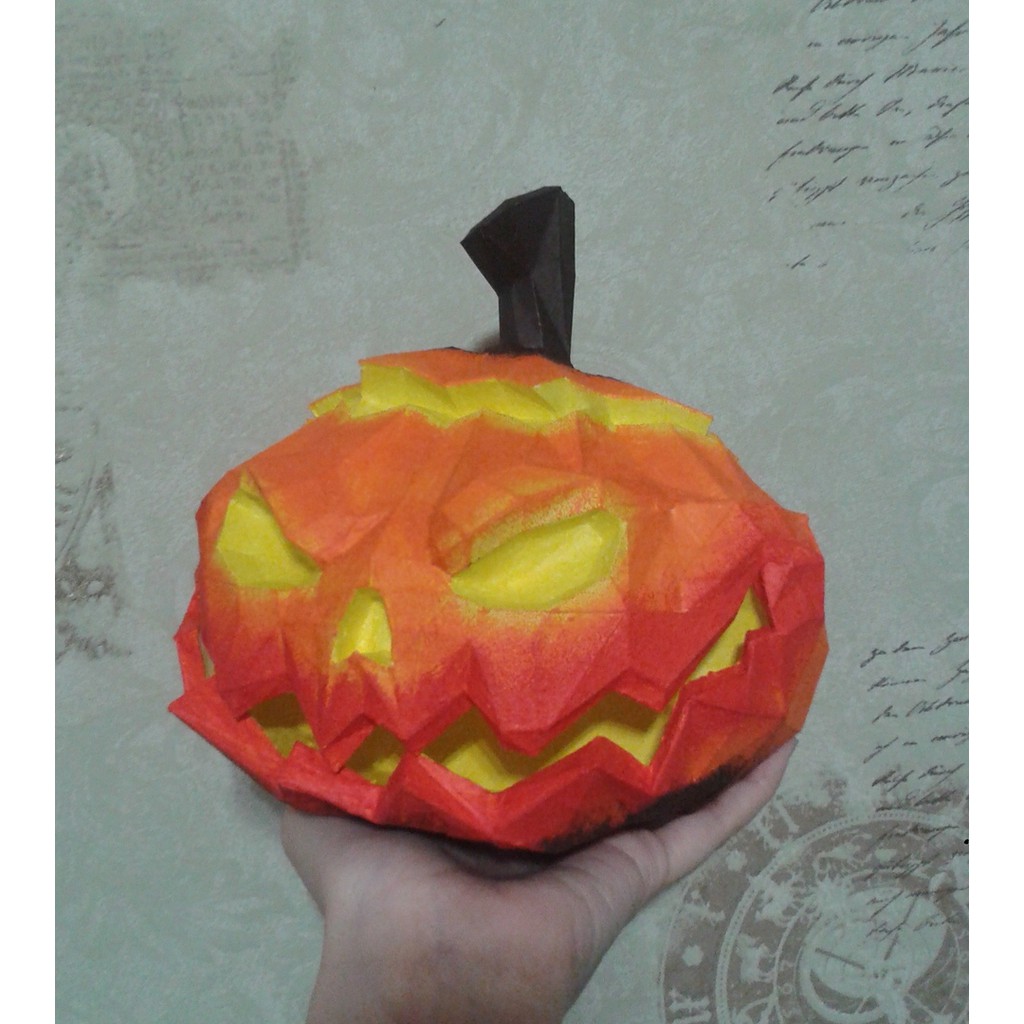 Mô hình giấy _ Bí ngô Halloween