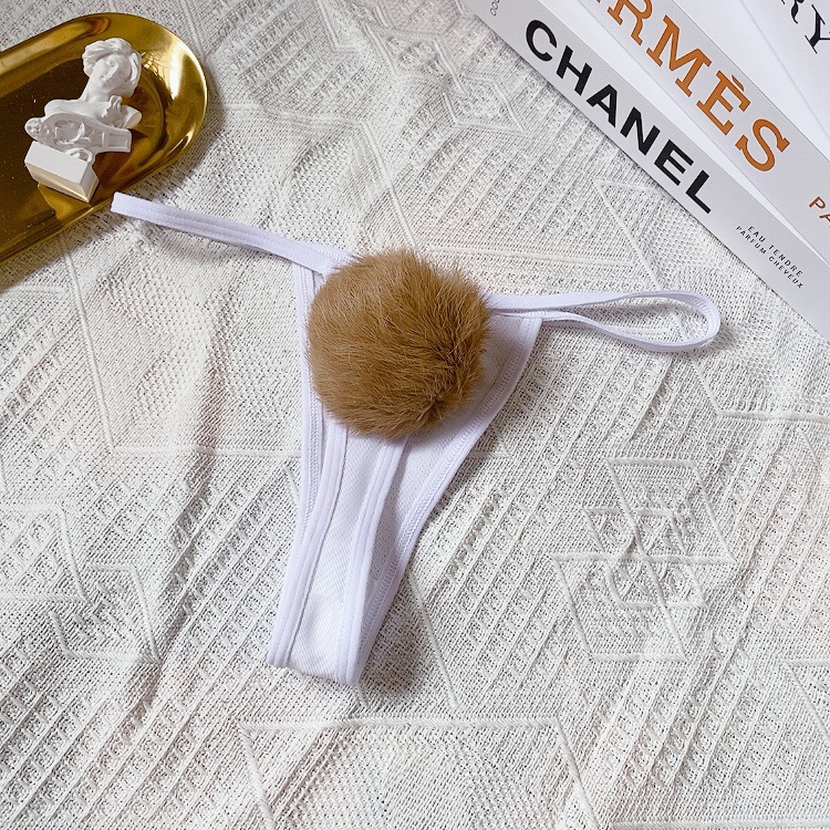 CK118 - Quần lót thun lưới có đuôi thỏ siêu gợi cảm - kelly wang