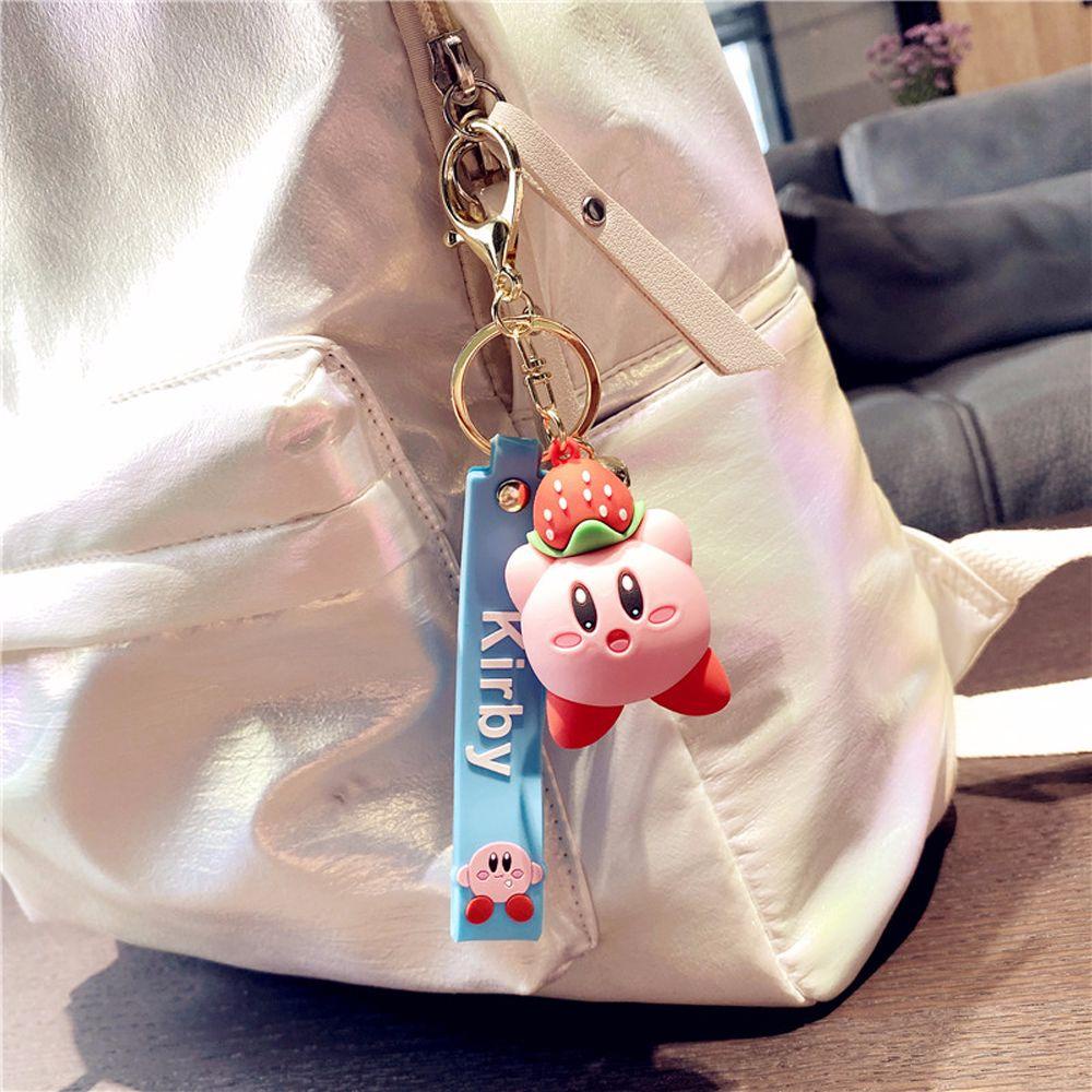Móc Khóa Hình Ngôi Sao Kirby Màu Hồng Dễ Thương