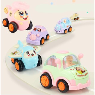 Bộ 3 Xe Mini kids toys – Những Người Bạn vui Vẻ – Dành cho Trẻ từ 1-5 tuổi – Động cơ bánh đà hoạt động trơn tru