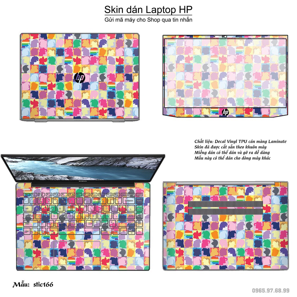 Skin dán Laptop HP in hình Hoa văn sticker _nhiều mẫu 27 (inbox mã máy cho Shop)