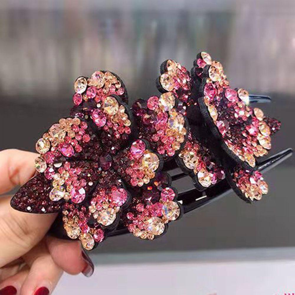 Kẹp Tóc Càng Cua Nhiều Màu Chống Trượt Phong Cách Retro Cho Nữ|Kẹp Tóc Mỏ Vịt Thiết Kế Xinh Xắn Cho Nữ