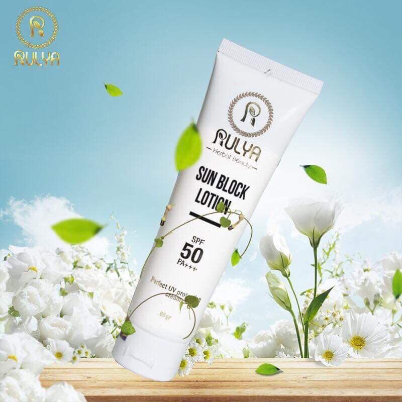 Kem Chống Nắng RULYA SUN BLOCK LOTION SPF 50 PA +++