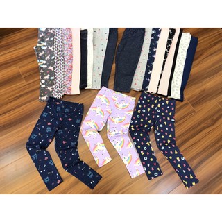 Quần legging hoạ tiết bé gái từ 4 đến 14 tuổi