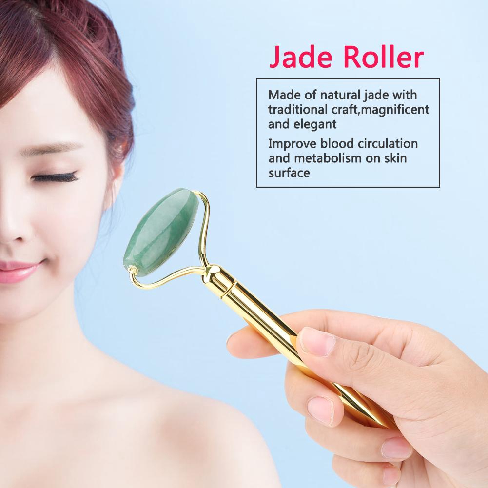 Skincare Massage Face Skin Anti-Aging Jade Roller Natural Tool Aventurine Rejuvenation