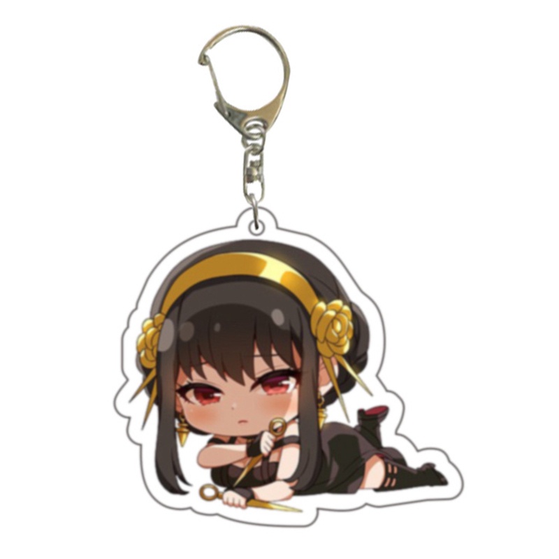 Móc Khóa Nhựa Acrylic Hình Nhân Vật Anime Yor Loid Anya