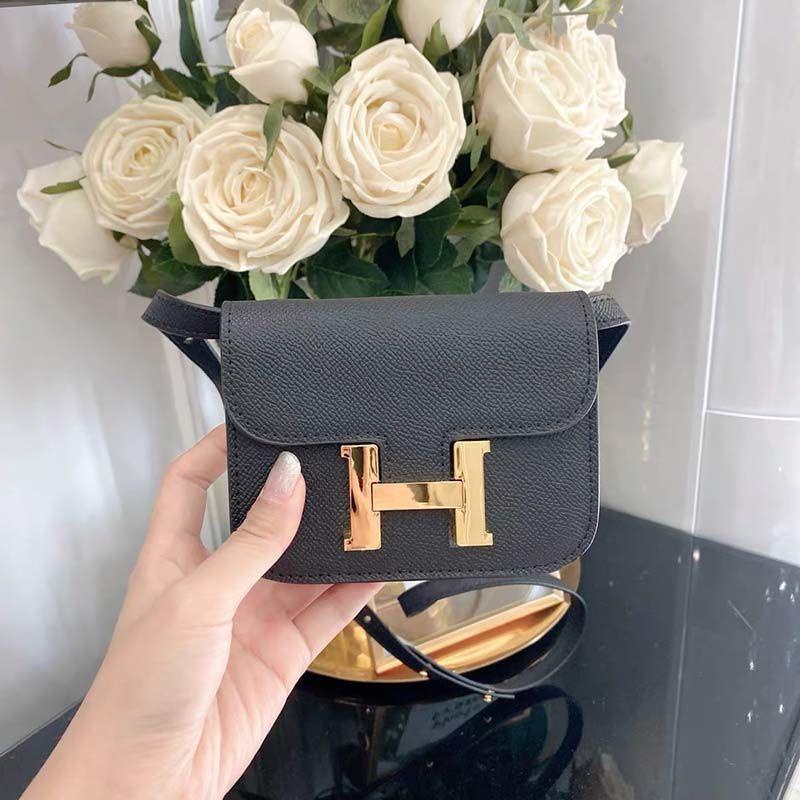 Túi Dây Xích. Túi Đeo Chéo. Túi Đeo Chéo Vuông Nhỏ Dây Xích Khóa H Hình Chữ H Thời Trang Mới Năm 2021 Cho Nữ