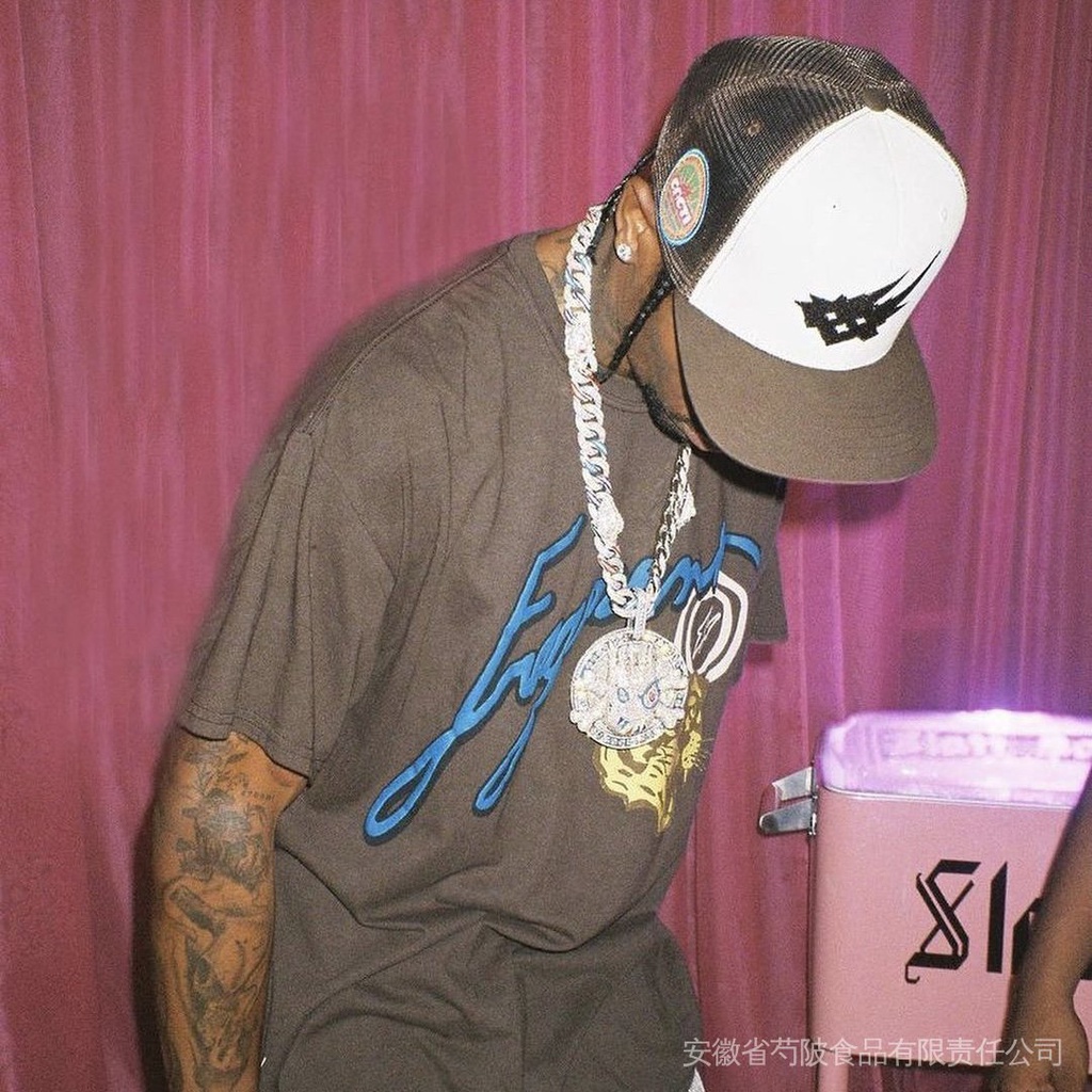 Mũ Lưỡi Trai Travis SCOTT CACTI TRUCKER Phong Cách Retro