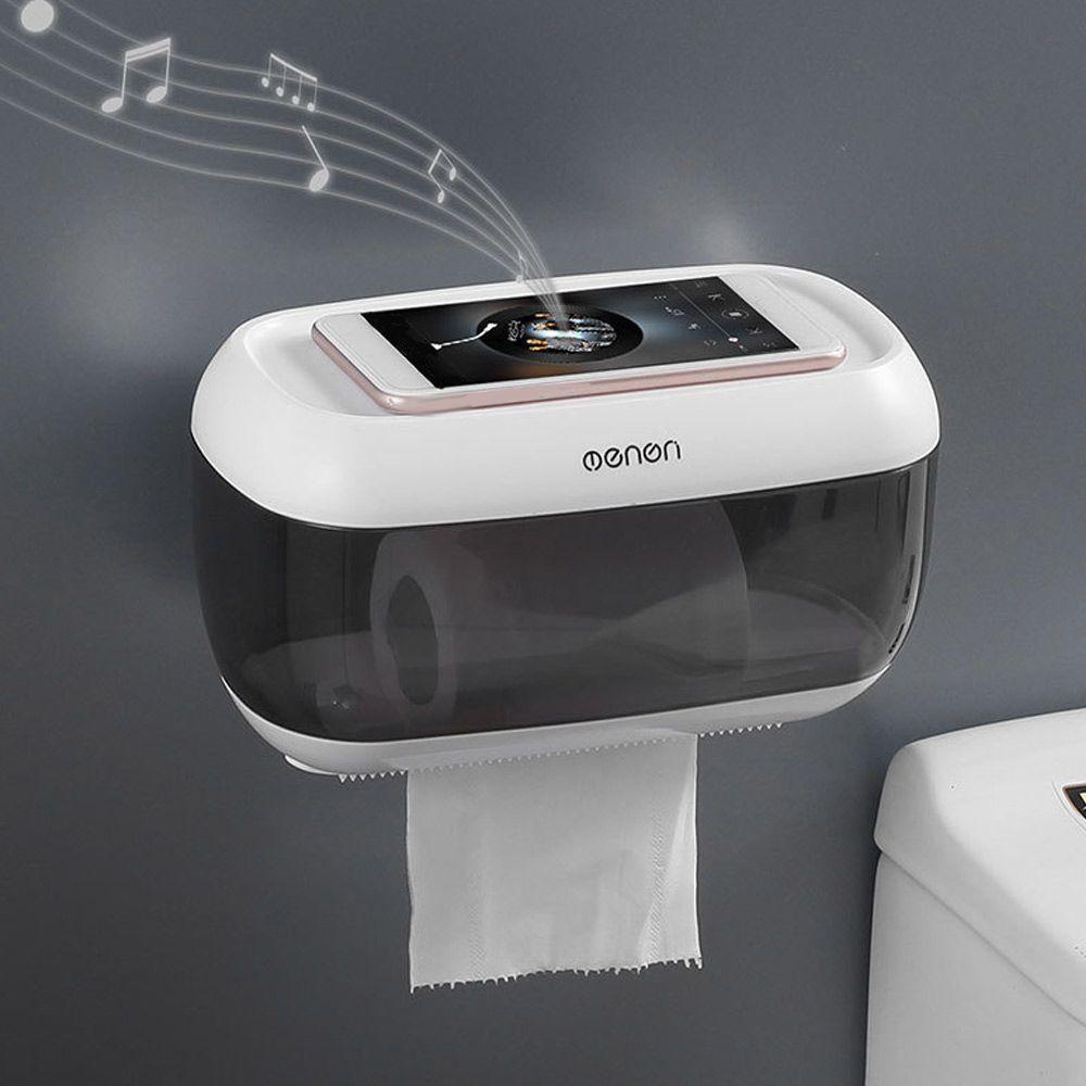 Giá Đỡ Cuộn Giấy Vệ Sinh Gắn Tường Không Cần Đục Lỗ Tiện Dụng Cho Nhà Bếp