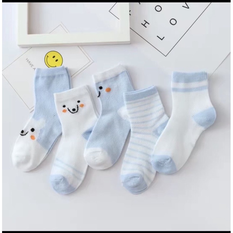 set 5 đôi tất Kid sock bé trai bé gái