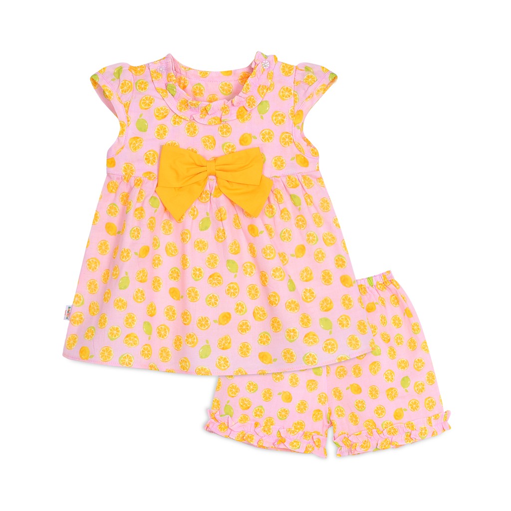 Bộ ngắn bé gái vải nhật 1159- BabyOne