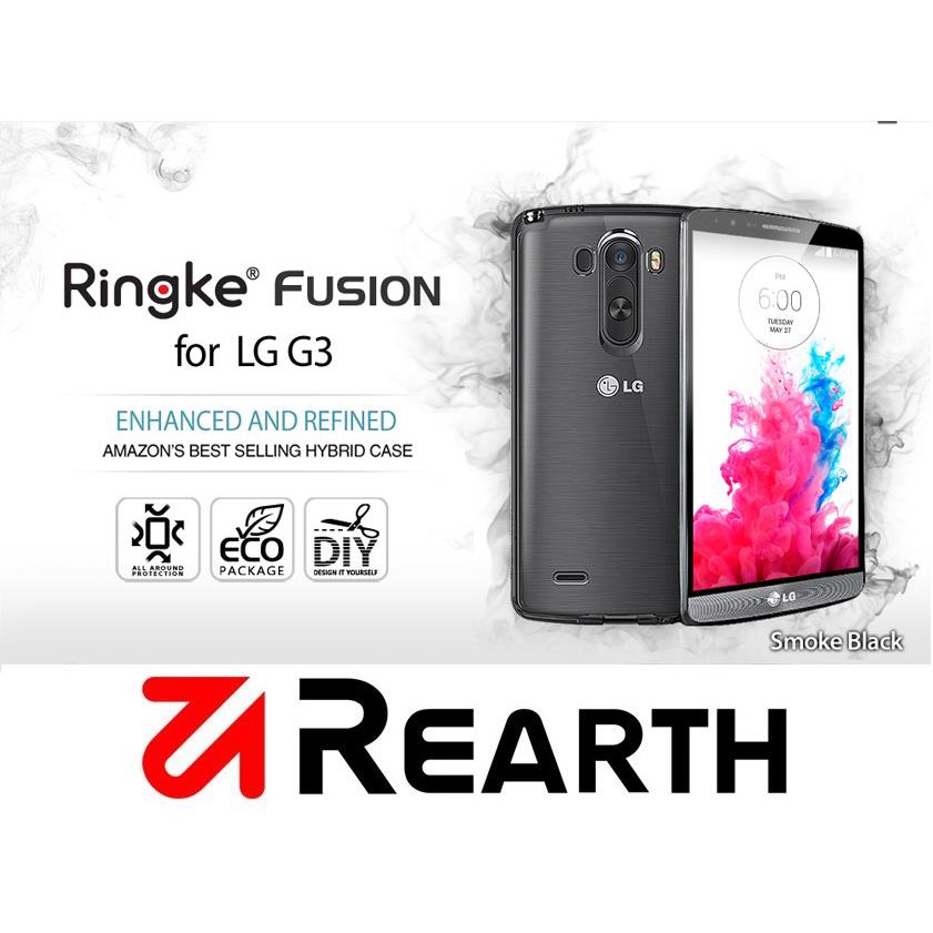 Ốp lưng Ringke Fusion LG G3 ( trong suốt ) - Hàng nhập khẩu