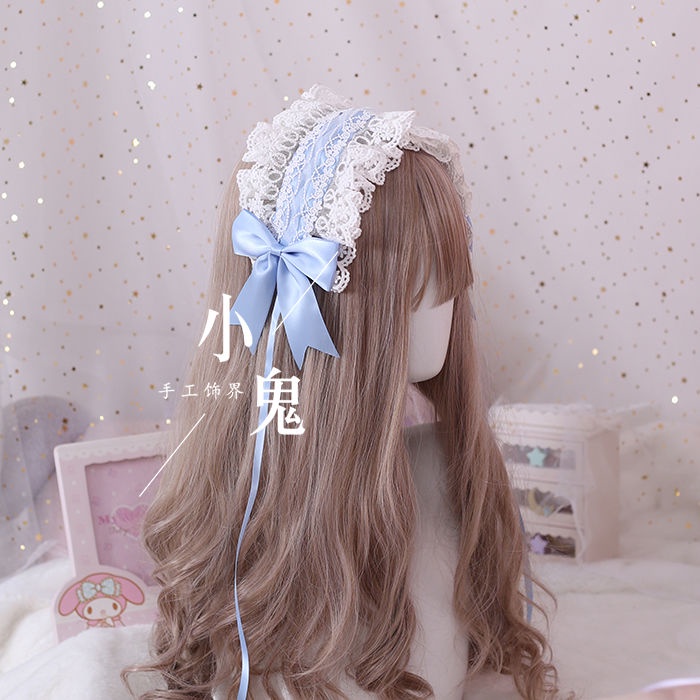 Băng Đô Ren Hoa Phong Cách Lolita Dễ Phối Đồ Cho Nữ