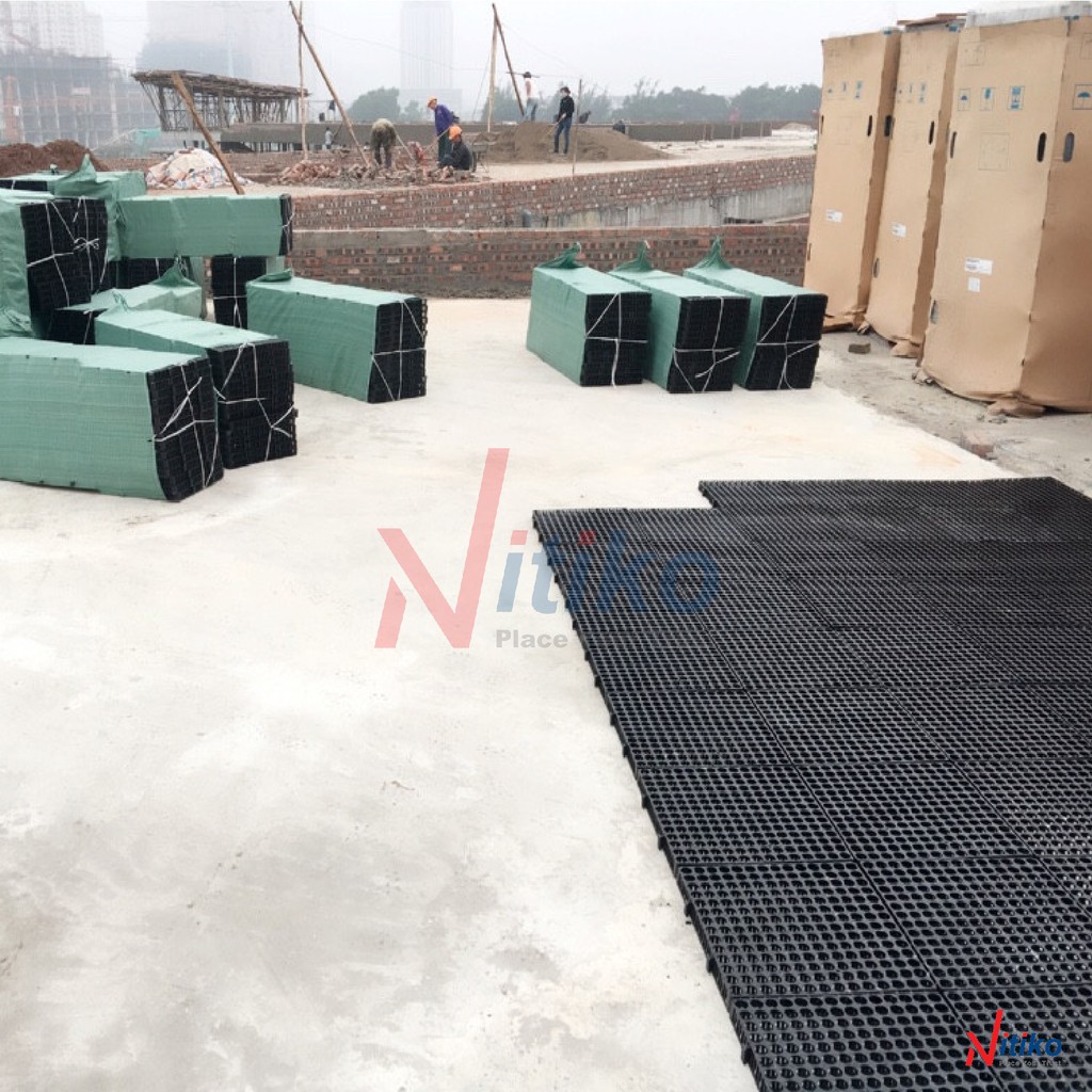 Vỉ thoát nước sân thượng Ecocell 9 tấm - 1m2