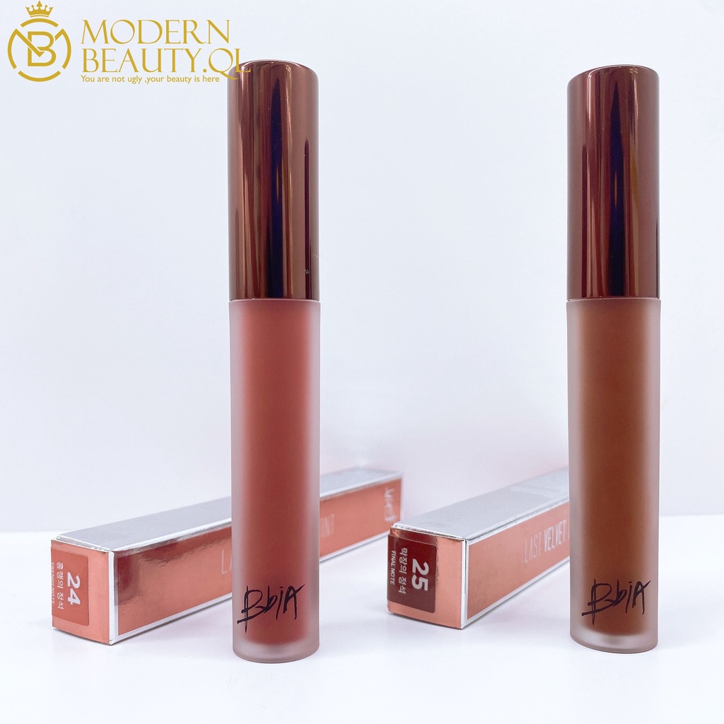 CHÍNH HÃNG: Son kem lì BBIA Last Velvet Lip Tint Version 5 Màu #24 - #25