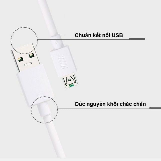 Cáp sạc siêu nhanh Type C Micro 1M OPPO A5 A9 2020 F11 F9 F7 F5 F3 A37 A5S A3S F1S