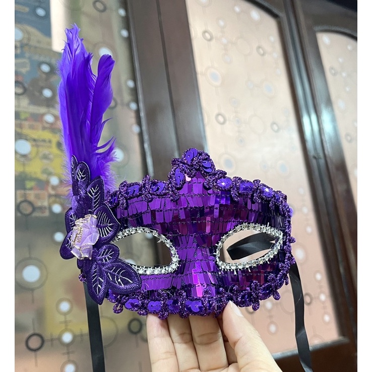 Mặt nạ hoá trang chơi trung thu / mặt nạ nửa mặt cosplay HALOWEEN