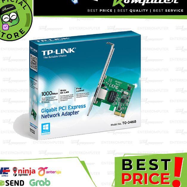 Tp - Link Ethernet Pci Express Gigabit 10 / 100 / 1000 Mbps - Tg-3468