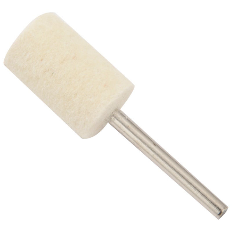 Bộ 20 đầu mài dũa đánh bóng len nỉ có trục gắn 1/8 inch cho máy mài đánh bóng trang sức đồng hồ