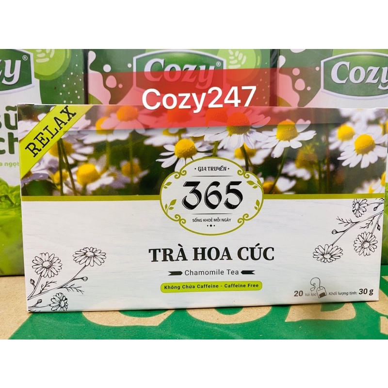 TRÀ HOA CÚC 365 hộp 20 túi lọc