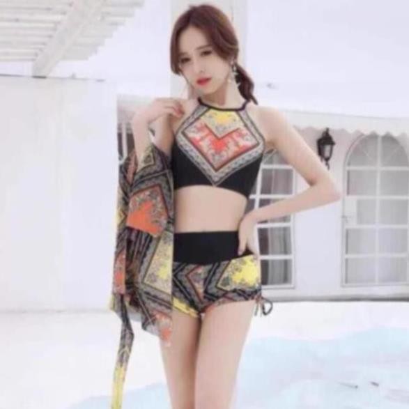 Bộ bikini nữ - Bộ đồ đi biển - Bộ đồ bơi nữ 3 chi tiết cực kì sang chảnh | BigBuy360 - bigbuy360.vn