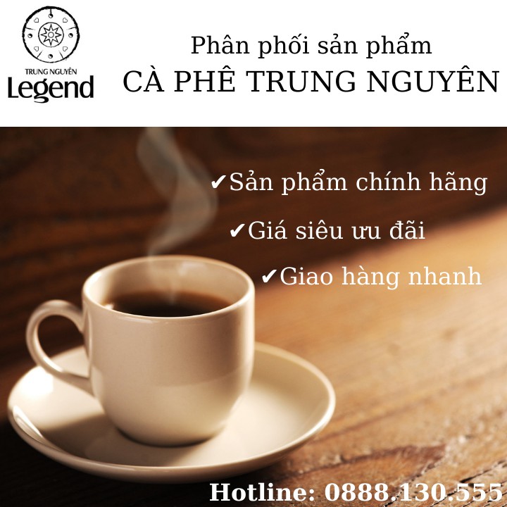 Cà Phê G7 Hòa tan Đen - Không Đường - Hộp 15 Gói - Cafe Hoà Tan Trung Nguyên