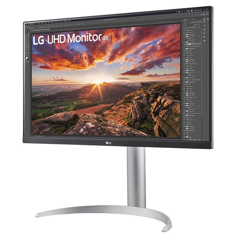 Màn Hình Máy Tính LG UHD 4K 27'' IPS VESA DisplayHDR™ 400 USB Type-C™ Chân đế linh hoạt 27UP850-W